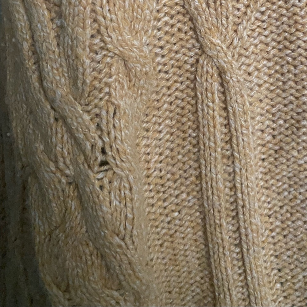 Anthro far away from close yellow knit buttoned sweater - Picture 6 of 7